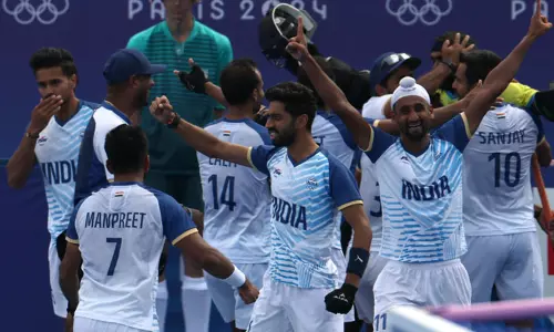 பாரீஸ் ஒலிம்பிக்: ஆக்கி போட்டியில் இந்திய அணி அரையிறுதிக்கு முன்னேற்றம்