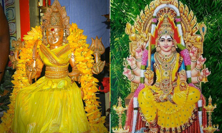 அம்மனுக்கு புடவை சாற்றுதல் அம்மனுக்கு புடவை சாற்றுதல்