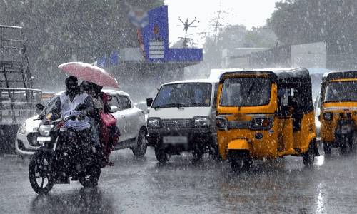 காலை 10 மணிவரை 11 மாவட்டங்களில் மிதமான மழைக்கு வாய்ப்பு
