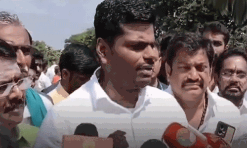 செபி தலைவர் மீதான குற்றச்சாட்டுகளை விசாரிக்க வேண்டும் - அண்ணாமலை