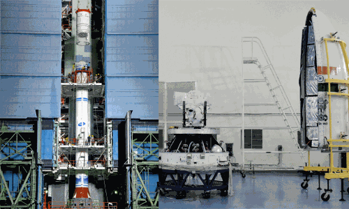 தயார் நிலையில் எஸ்.எஸ்.எல்.வி-டி3 ராக்கெட்: நாளை கவுண்டவுன் தொடக்கம்