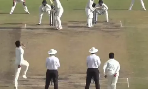 Buchi Babu Cricket Series; Shreyas Iyer Bowls in Sunil Narine Style - Video