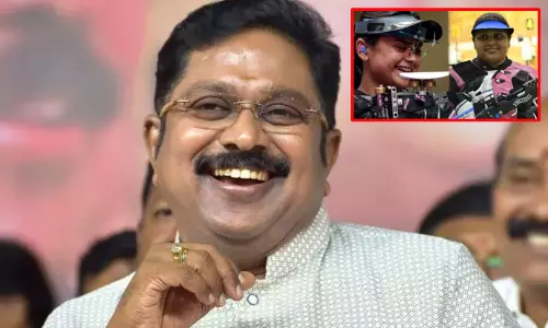 பாரா ஒலிம்பிக்: துப்பாக்கி சுடுதலில் பதக்கம் வென்ற இந்திய வீராங்கனைகளுக்கு டி.டி.வி.தினகரன் வாழ்த்து