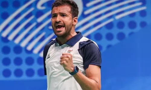 பாரா ஒலிம்பிக் பேட்மிண்டன்: இந்திய வீரர் நிதிஷ் குமார் அரையிறுதிக்கு முன்னேற்றம்