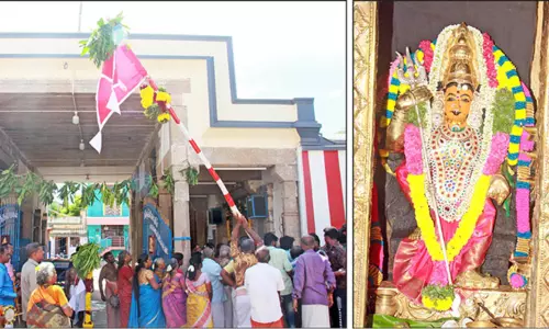 பாளையங்கோட்டை தசரா திருவிழா..  அம்மன் கோவில்களில் கால்நாட்டு விழா