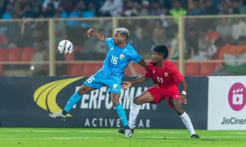 இன்டர்காண்டினென்டல் கால்பந்து தொடர்; இந்தியா - மொரீசியஸ் ஆட்டம் டிரா