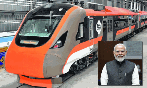 வந்தே மெட்ரோ ரெயில் சேவைக்கு நமோ பாரத் ரேபிட் ரெயில் என பெயர் மாற்றம் வந்தே மெட்ரோ ரெயில் சேவைக்கு நமோ பாரத் ரேபிட் ரெயில் என பெயர் மாற்றம்