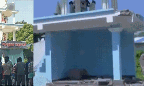 விழுப்புரம் அருகே மாதா கோவில் இடித்து அகற்றம்.. கதறி அழுத பெண்கள்