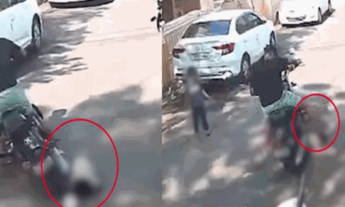 சிறுவன் மீது மோட்டார் சைக்கிள் ஏறி விபத்து - மாணவன் மீது வழக்குப்பதிவு சிறுவன் மீது மோட்டார் சைக்கிள் ஏறி விபத்து - மாணவன் மீது வழக்குப்பதிவு