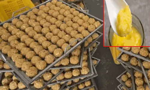 திருப்பதி லட்டு விவகாரம்: சர்ச்சை ஏற்படுத்திய நெய் ஏ.ஆர்.டெய்ரி நிறுவனத்தில் தயாரிக்கப்பட்டது அல்ல