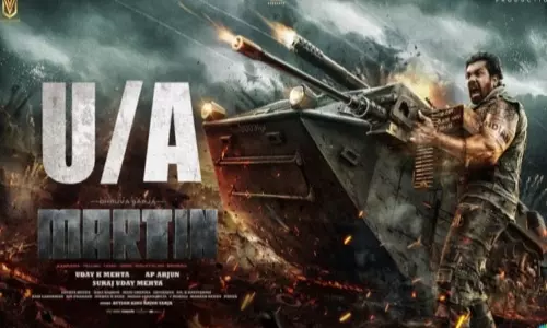 மார்ட்டின்  திரைப்படத்திற்கு யு/ஏ சான்றிதழ் வழங்கிய தணிக்கை குழு