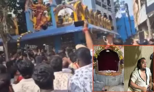 செகந்திராபாத்தில் கோவில் சிலையை உடைத்த நபர் கைது: விசாரணையில் வெளியான பரபரப்பு தகவல்