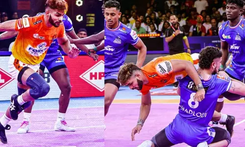 புரோ கபடி லீக்: அரியானா ஸ்டீலர்ஸ் அணியை வீழ்த்தி புனேரி பால்டன் வெற்றி