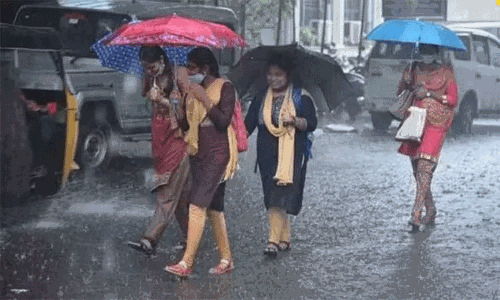 மாலை 4 மணி வரை எந்தெந்த மாவட்டங்களில் கனமழைக்கு வாய்ப்பு..?