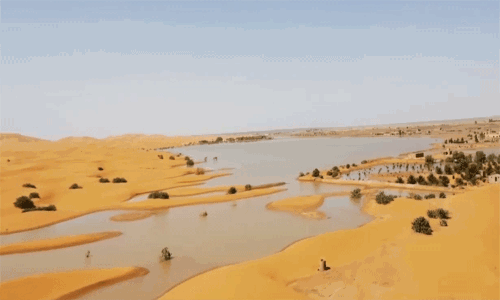 மொராக்கோவில் கனமழை; வெள்ளக்காடாக காட்சியளிக்கும் சஹாரா பாலைவனம்