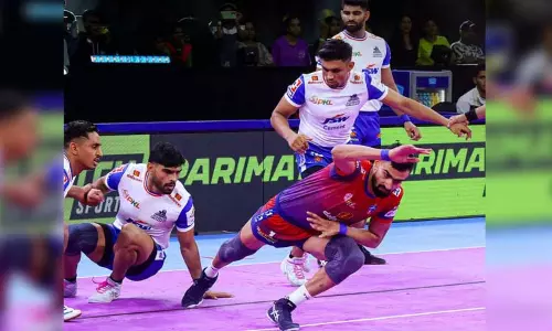 புரோ கபடி லீக்: உ.பி.யோத்தாஸ் அணியை வீழ்த்தி அரியானா ஸ்டீலர்ஸ் வெற்றி