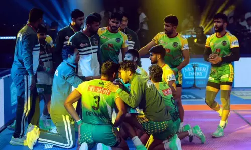 புரோ கபடி லீக்; உ.பி. யோத்தாஸ் - பாட்னா பைரேட்ஸ் அணிகள் இன்று மோதல்