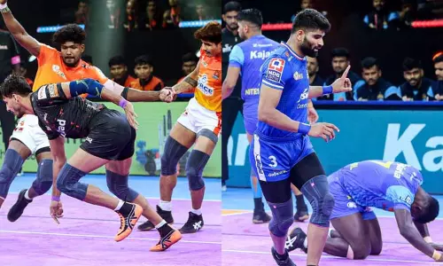 புரோ கபடி லீக்: பெங்கால் வாரியர்ஸ், புனேரி பால்டன் அணிகள் வெற்றி