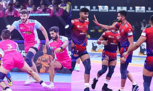 புரோ கபடி லீக்: ஜெய்ப்பூர் பிங்க் பாந்தர்ஸ் - உ.பி.யோத்தாஸ் அணிகள் இன்று மோதல்