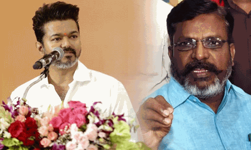 ஒரே மேடையில் விஜய் உடன் பங்கேற்பா..?  - திருமாவளவன் விளக்கம்