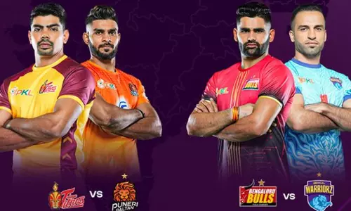 புரோ கபடி லீக்: தெலுங்கு டைட்டன்ஸ் - புனேரி பால்டன் அணிகள் இன்று மோதல் புரோ கபடி லீக்: தெலுங்கு டைட்டன்ஸ் - புனேரி பால்டன் அணிகள் இன்று மோதல்