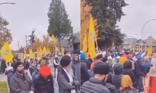 கனடா எங்கள் நாடு.. கனேடியர்களே வெளியேறுங்கள்: பேரணியில் காலிஸ்தான் ஆதரவாளர் முழக்கம் கனடா எங்கள் நாடு.. கனேடியர்களே வெளியேறுங்கள்: பேரணியில் காலிஸ்தான் ஆதரவாளர் முழக்கம்