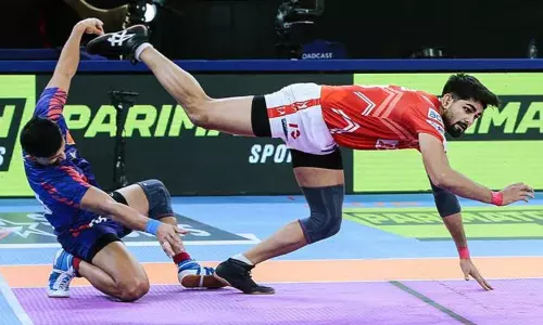 புரோ கபடி லீக்; டெல்லி -  குஜராத் ஆட்டம் டிரா