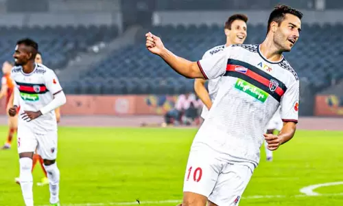 ஐ.எஸ்.எல். கால்பந்து: பஞ்சாப் அணியை வீழ்த்தி நார்த் ஈஸ்ட்  யுனைடெட் வெற்றி