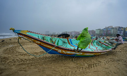 கோடியக்கரையில் கடல் உள்வாங்கியது கோடியக்கரையில் கடல் உள்வாங்கியது