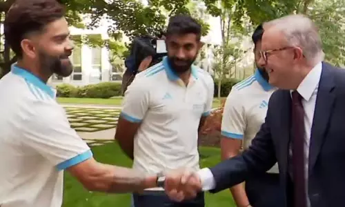 ஆஸ்திரேலிய பிரதமரை சந்தித்த இந்திய கிரிக்கெட் அணி வீரர்கள்