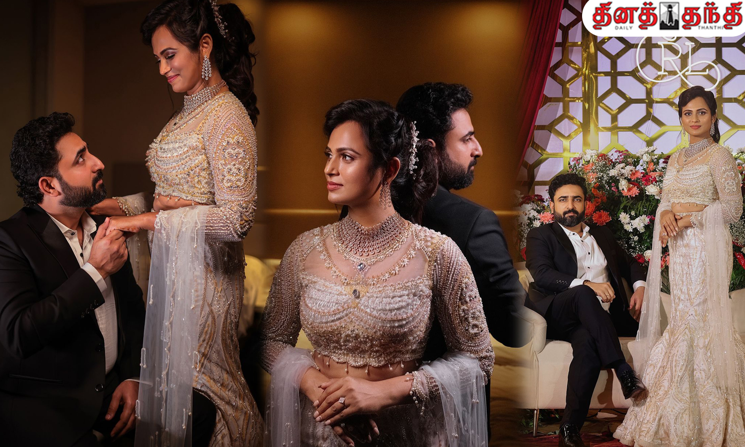 நடிகை ரம்யா பாண்டியனின் போஸ்ட் வெட்டிங் போட்டோஷூட்...!