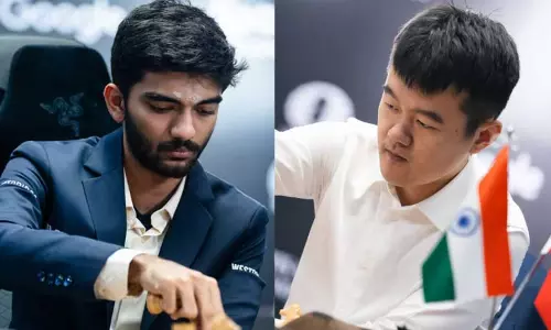 உலக செஸ் சாம்பியன்ஷிப்: குகேஷ் - லிரென் மோதிய 4-வது சுற்று ஆட்டம் டிரா