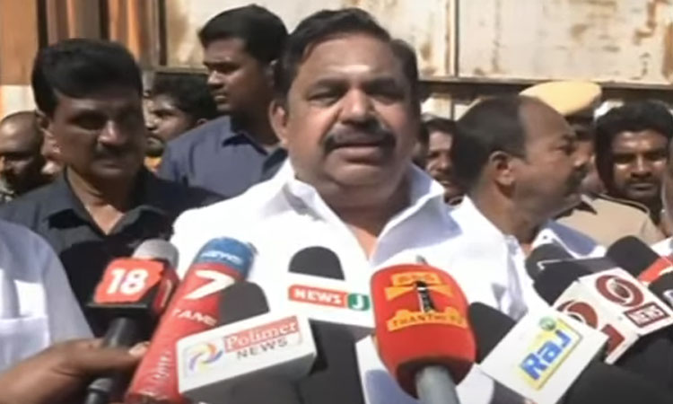 தென்பெண்ணை ஆற்றில் அதிகளவு நீர் திறந்துவிட்டதே வெள்ளத்திற்கு காரணம் - எடப்பாடி பழனிசாமி