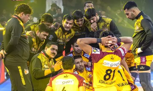 புரோ கபடி லீக்: தெலுங்கு டைட்டன்ஸ் - உ.பி.யோத்தாஸ் அணிகள் இன்று மோதல்