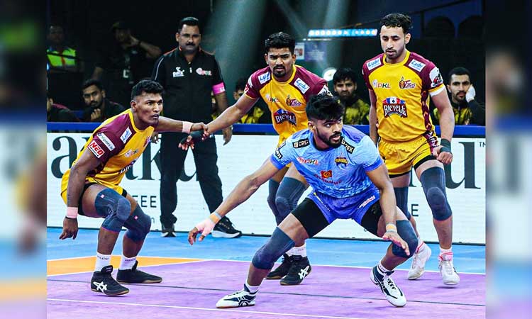 புரோ கபடி லீக்: தெலுங்கு டைட்டன்ஸ் 10-வது வெற்றி