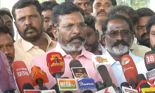 புதிதாக ஒரு கூட்டணியில் வி.சி.க. சேர வேண்டிய அவசியம் ஏற்படவில்லை - திருமாவளவன் புதிதாக ஒரு கூட்டணியில் வி.சி.க. சேர வேண்டிய அவசியம் ஏற்படவில்லை - திருமாவளவன்