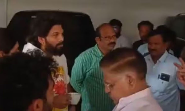 நடிகர் அல்லு அர்ஜுன் கைது:  காவல் நிலையம் அழைத்து சென்று விசாரணை