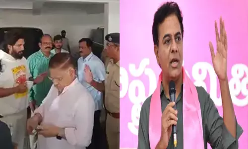 நடிகர் அல்லு அர்ஜுன் கைது தேவையற்றது: காங்கிரசை சாடிய பி.ஆர்.எஸ்  தலைவர்