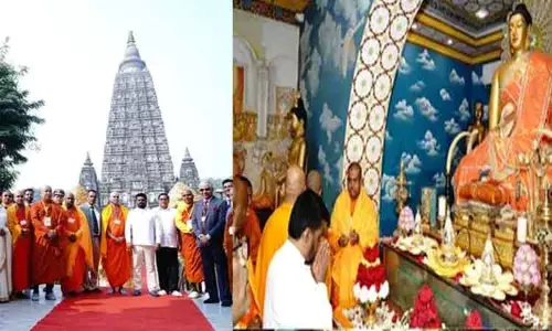 பீகாரின் புகழ்பெற்ற மகாபோதி கோயிலில் இலங்கை அதிபர் திசநாயக தரிசனம்