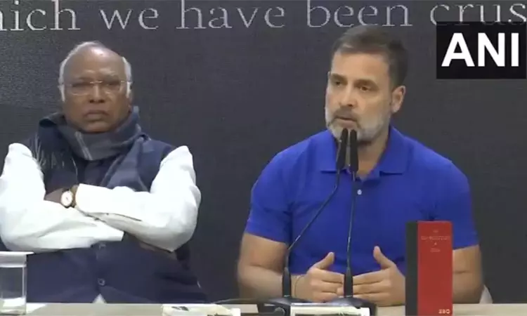 அமித்ஷா ராஜினாமா செய்ய வேண்டும் - ராகுல்காந்தி வலியுறுத்தல் அமித்ஷா ராஜினாமா செய்ய வேண்டும் - ராகுல்காந்தி வலியுறுத்தல்