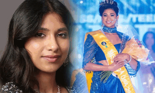 அமெரிக்காவில் நடந்த அழகி போட்டி: மிஸ் இந்தியா பட்டத்தை வென்ற சென்னை பெண்