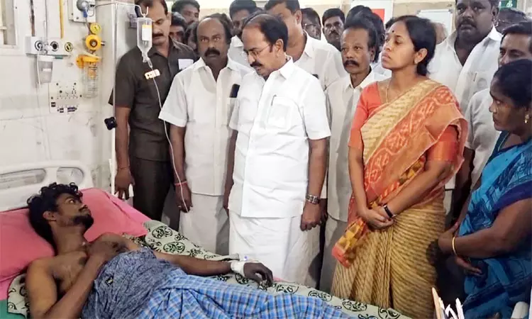 அமைச்சர் ராஜேந்திரன் நலம் விசாரிப்பு  சேலம்... ... இன்றைய முக்கிய செய்திகள் சில வரிகளில்.. 20-12-2024