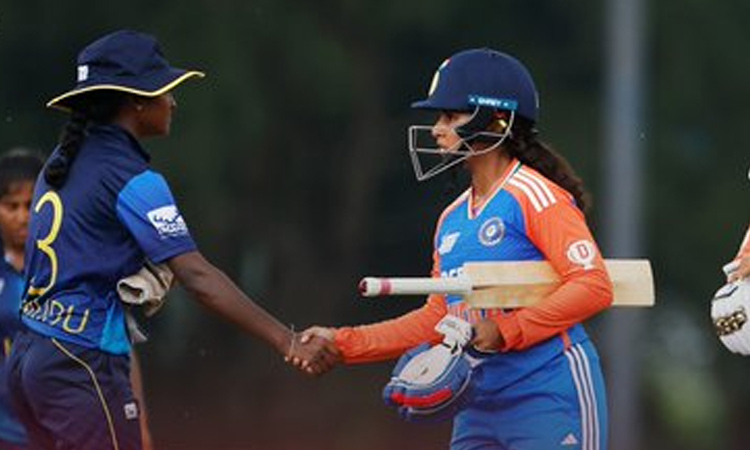 மகளிர் ஜூனியர் ஆசிய கோப்பை கிரிக்கெட்: இலங்கையை வீழ்த்தி வெற்றி பெற்ற இந்தியா