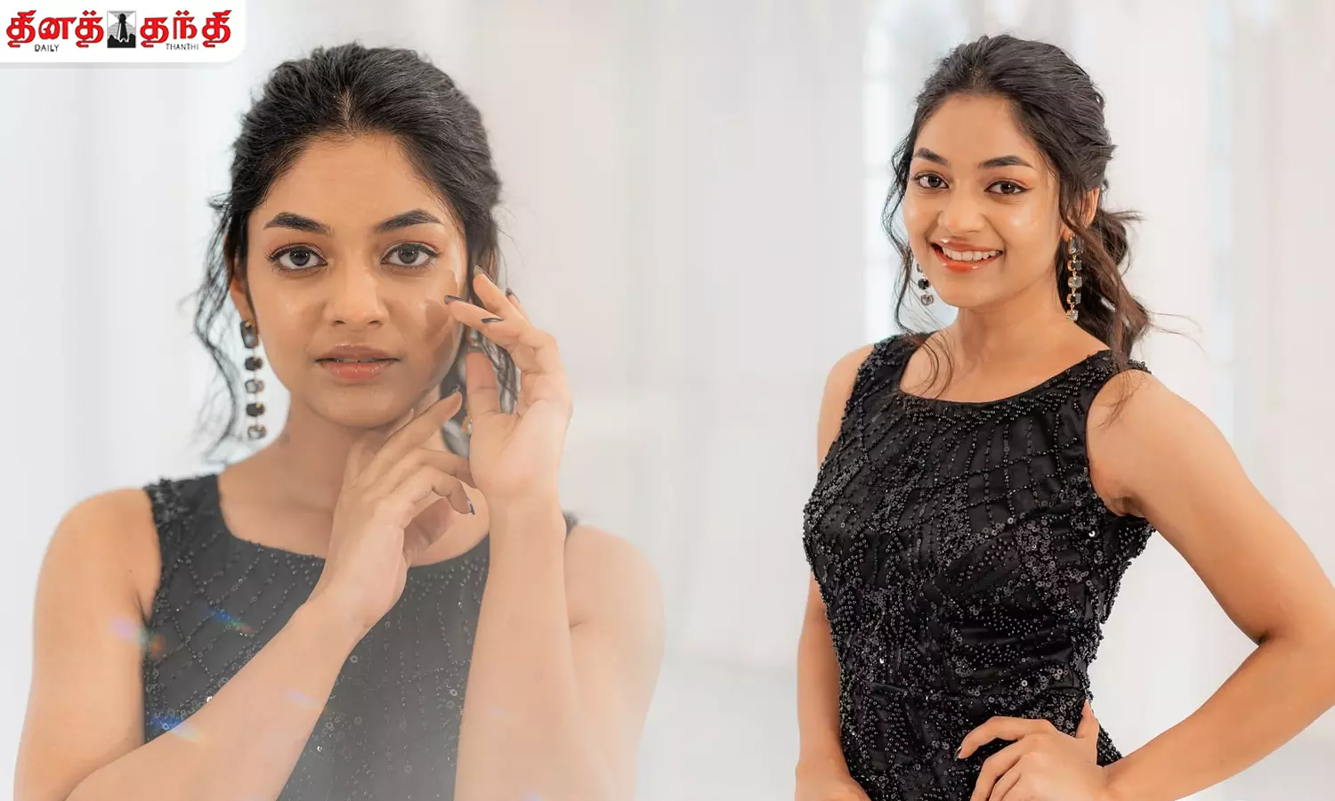 கருப்பு உடையில் மனதை கவரும் இவானாவின் லேட்டஸ்ட் கிளிக்ஸ்!