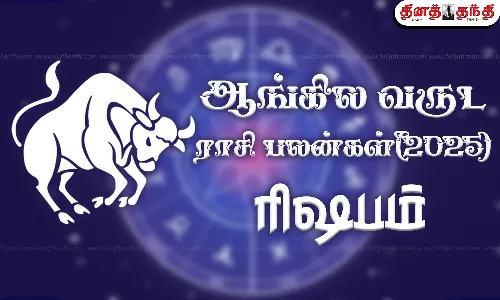 2025 புத்தாண்டு ராசி பலன் - ரிஷபம்