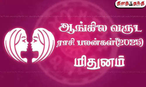 2025 புத்தாண்டு ராசி பலன் - மிதுனம்