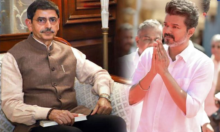 கவர்னர் ஆர்.என்.ரவியுடன் விஜய் சந்திப்பு