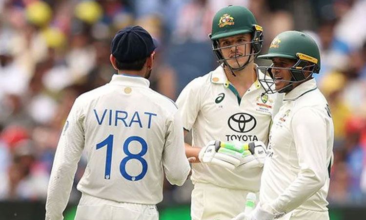 விராட் கோலியின் பதாகையை பார்த்து கான்ஸ்டாஸ் செய்த செயல்.. வீடியோ வைரல்