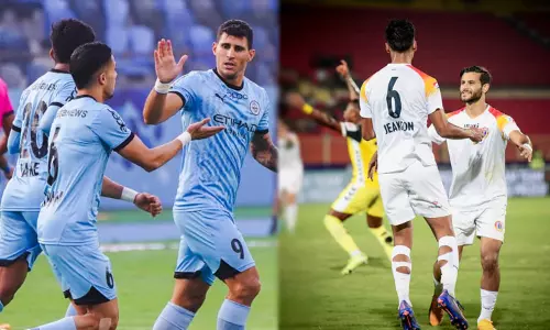 ஐ.எஸ்.எல். கால்பந்து தொடர்: ஈஸ்ட் பெங்கால் - மும்பை சிட்டி அணிகள் இன்று மோதல்