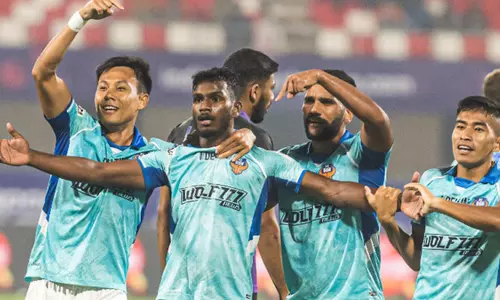 ஐ.எஸ்.எல். கால்பந்து தொடர்: எப்.சி. கோவா - ஐதராபாத் எப்.சி அணிகள் இன்று மோதல் ஐ.எஸ்.எல். கால்பந்து தொடர்: எப்.சி. கோவா - ஐதராபாத் எப்.சி அணிகள் இன்று மோதல்